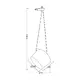 PENDANT 1XE27 METAL BLACK Φ27ΧΗ120CM NOVA - изображение 2