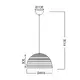 PENDANT 1Χ100W Ε27 ZINC - изображение 2