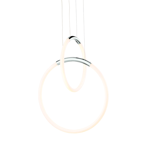 ПЕНДЕЛ LED 24W 3000K 1680LM VENUS ХРОМ МЕТАЛ IP20 40X30XH164CM