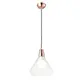 NETTO ПЕНДЕЛ 1XE27 СТЪКЛО + БРОНЗ МЕТАЛ Φ24ΧΗ120CM CIELOS