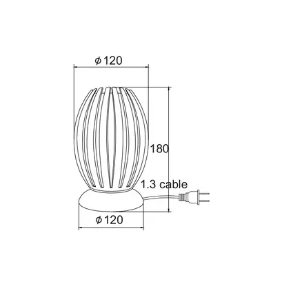 ПОРТАТИФ АКРИЛЕН ПРОЗРАЧЕН 1Χ40W Ε27 12x H18cm HOMO