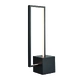 TABLE LUMINAIRE LED 12W 3000K 980LM AELIA BLACK METAL IP20 18X11XH46CM