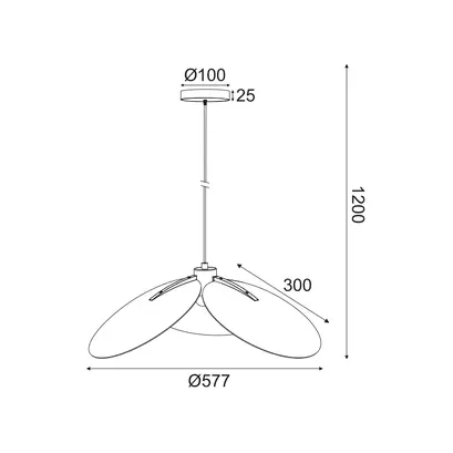 NETTO PENDANT LIGHTING 1ΧE27 WHITE GLASS+ SILVER METAL D58XH120CM BLOSSOM