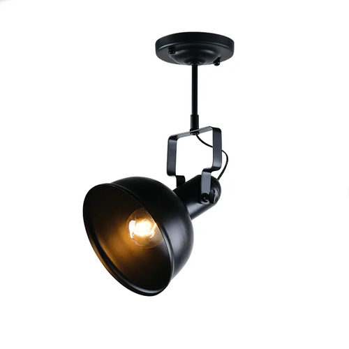 ТАВАННА СВЕТЛИНА  1ΧΕ27 ЧЕРЕН МЕТАЛЕН Φ18XH39cm RIVIERA