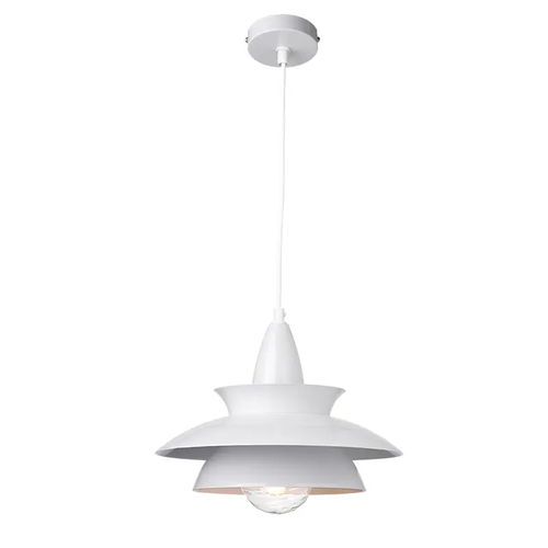 NETTO ПЕНДЕЛ 1ΧΕ27 МЕТАЛ БЯЛ Φ33ΧΗ128CM BROOKLYN