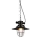 NETTO PENDANT 1XE27 METALIC BLACK+GLASS Φ30ΧΗ120CM DRILL