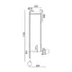 NETTO PENDANT LUMINAIRE 2ΧE27 BLACK METAL 38X4X110CM KYOTO - изображение 2