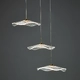 PENDANT LAMP LED 15W 3000K 1050LM NINFEA BRASS METAL IP20 D43XH210CM