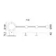 ^WALL MOUNTED LIGHTING LED 7W 3000K 560LM BLACK METALLIC 70Χ7Χ15CM VALENTINO - изображение 2