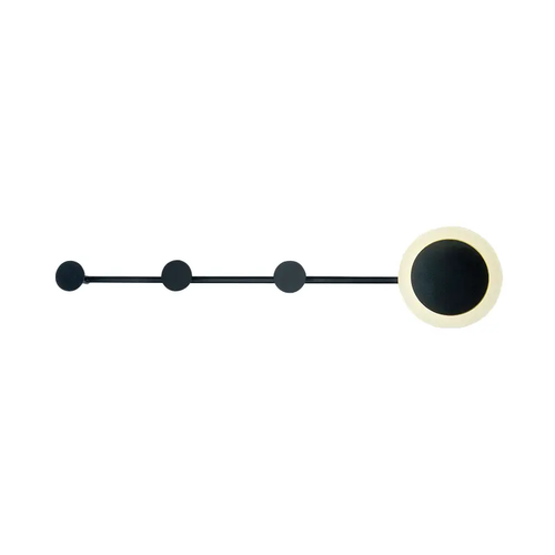 ^WALL MOUNTED LIGHTING LED 7W 3000K 560LM BLACK METALLIC 70Χ7Χ15CM VALENTINO