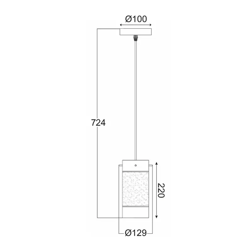 SPRAY GLASS HANGING 1XE14 MANE - изображение 2