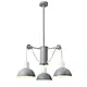 NETTO ПЕНДЕЛ 3XE14 СИВ/БЯЛ МЕТАЛ D58XH85CM CEZANNE