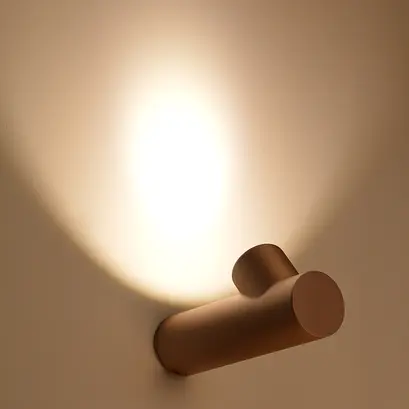 WALL MOUNTED LED 6W 3000K ALUMINUM GOLD 23Χ10,7Χ6,5CM FARO