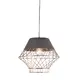 PENDANT 1XE27 METAL GREY+BRASS Φ35ΧΗ120CM MADONNA