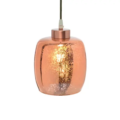 NETTO СТЪКЛО МЕСИНГ D17 X H18 CM E27