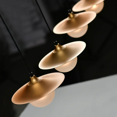 ^PENDANT LIGHTING 4ΧG9 BRASS/BLACK METAL+ GLASS 97X20ΧΗ128CM LAYLA - изображение 2