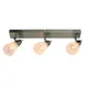 NETTO SPOT ΙΙΙ GLASS BRASS 3Χ40W E14 KAMET