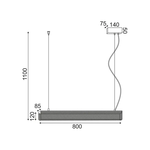 ^ПЕНДЕЛ LED 11W 3000K  1180LM 