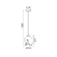 PENDANT 1XE27 CEMENT Φ15,5ΧΗ120CM POE - изображение 2