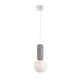 ^TABLE LIGHTING LED 5W 3000K 270LM 230V AC RA80 30.000HRS NATURAL CEMENT D22XH45CM KOZMIC