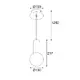 ^TABLE LIGHTING LED 5W 3000K 270LM 230V AC RA80 30.000HRS NATURAL CEMENT D22XH45CM KOZMIC - изображение 2