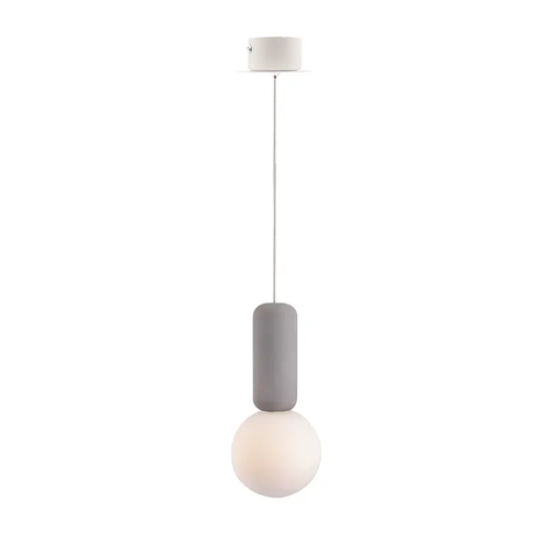 ^TABLE LIGHTING LED 5W 3000K 270LM 230V AC RA80 30.000HRS NATURAL CEMENT D22XH45CM KOZMIC
