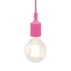 NETTO SILICON LAMPHOLDER 1Μ PINK CABLE1ΧΕ27