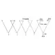 ВИСЯЩА ЛАМПА 5ΧG9 ЧЕРНО МЕТАЛНО 5x D3,6XH13CM КАБЕЛ 11,2M 8HOOKS TERES - изображение 2