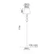 NETTO FLOOR LAMP 1ΧΕ27 ECRU WHITE SHADE EVITA - изображение 2