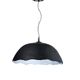 NETTO PENDANT LUMINAIRE 1XE27 BLACK/SILVER CLAY Φ45ΧΗ120CM