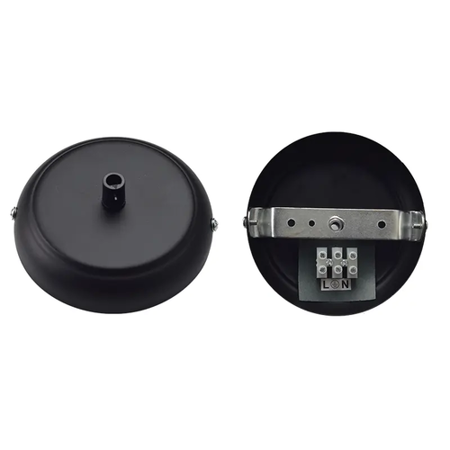 WALL LAMP 1 Χ Ε27 BLACK 50Χ11Χ8 CM METALIC
