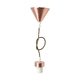 NETTO SUSPENSION COPPER METAL BASE & OLIVE GREEN FABRIC CABLE Ε27