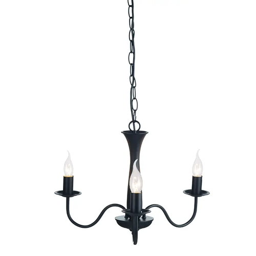 PENDANT 3XE14 METAL BLACK Φ49,5ΧΗ89,5CM KNOSSOS