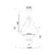 PENDANT METAL-WOOD D28 1ΧΕ27 CHALET - изображение 2