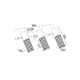 NETTO WALL MOUNTED LUMINAIRE 3XE27 BLACK METAL 58Χ16Χ20CM ALCATRAZ - изображение 2