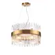 ^PENDANT 12XG9 CRYSTAL + BRASS METALLIC D50XH110CM DYNASTY