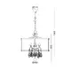 PENDANT 4XE14 METALLIC ANTIQUE/BRUSH+CRYSTAL+GLASS Φ45ΧΗ150CM RONNIE - изображение 2