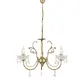PENDANT 3XE14 METAL GOLD BRONZE+CRYSTAL Φ56ΧΗ96CM FABERGE