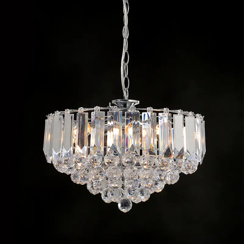 ВИСЯЩА ЛАМПА 3ΧΕ14 АКРИЛНА + ЦВЯТ МЕТАЛ Φ38,ΧΗ98CM GRAPPA