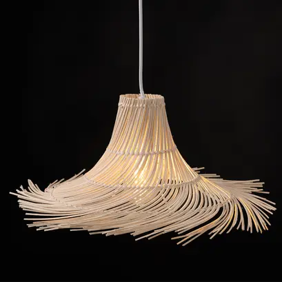 ПЕНДЕЛ 1ΧΕ27 РАТАН D65xΗ19CM SYMI
