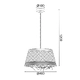 ^PENDANT L/F 1xE27 ANDROS GRASS RATTAN Φ40Χ120CM - изображение 3