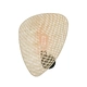 АПЛИК 1ΧΕ27 SKYROS РАТАН 42X38X15CM