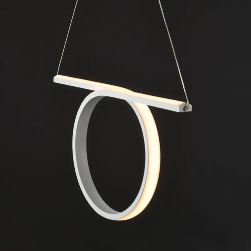 NETTO PENDANT LIGHTING LED 32W 3000K 1920LM WHITE ALUMINUM 64Χ17ΧΗ120CM ZERO - изображение 2
