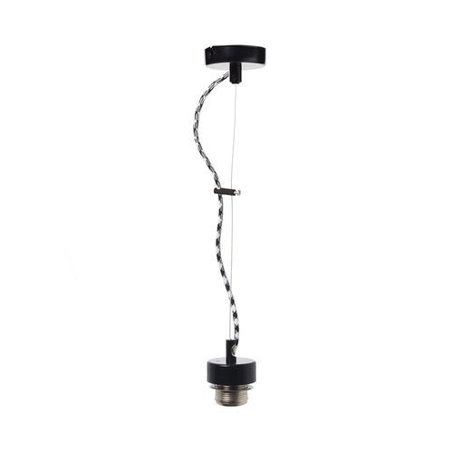 NETTO BLACK BELL D34 1XE27 METALLIC