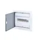 FLUSH MOUNTING ENCLOSURE 12 MODULES TRANSPARENT DOOR 1 ROW IP40