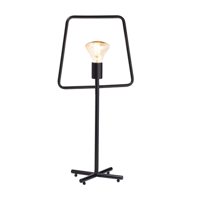 NETTO TABLE LIGHT 1XE27 BLACK METAL 30Χ23ΧΗ63CM