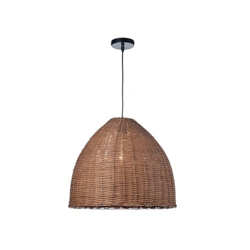 ВИСЯЩА ЛАМПА 1ΧΕ27 КАФЯВА ТРЪСТИКА Φ45ΧH119CM OIA