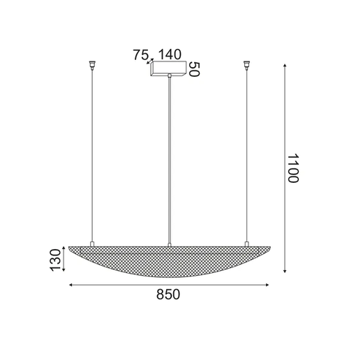 ^ПЕНДЕЛ LED 18W 3000K  1960LM 