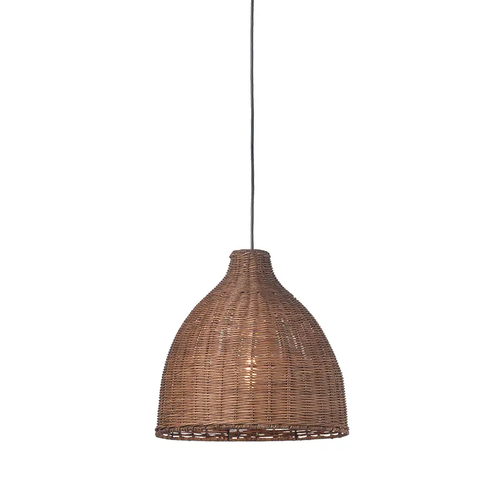 ВИСЯЩА ЛАМПА  1ΧΕ27 КАФЯВА ТРЪСТИКА  Φ34ΧΗ107CM OIA