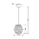 PENDANT 1XE27 ROPE WHITE Φ30ΧΗ120CM PERU - изображение 2
